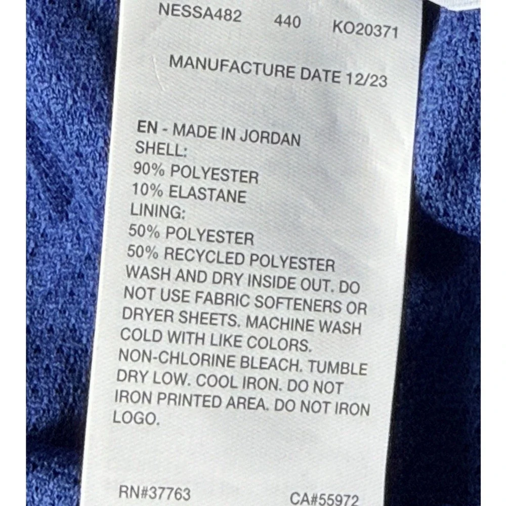 Nike Swim Trunks Mens Small Navy Blue Four-Way Stretch Board Shorts NWT